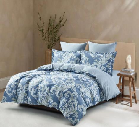 Постельное бельё "KARTEKS" Сатин печатный КВ-579, 1.5 спальный