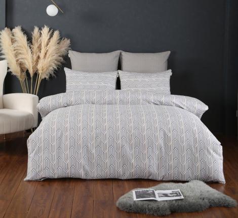 Постельное белье "Kazanov.A." Бенито (капучино бежежвый) Сатин, Евро