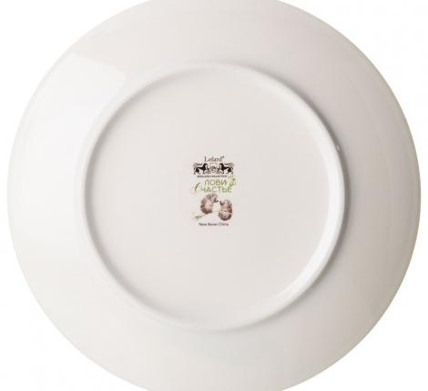 Набор закусочных тарелок 2 шт. "ЛОВИ СЧАСТЬЕ" 581-008, диаметр 20,5 см