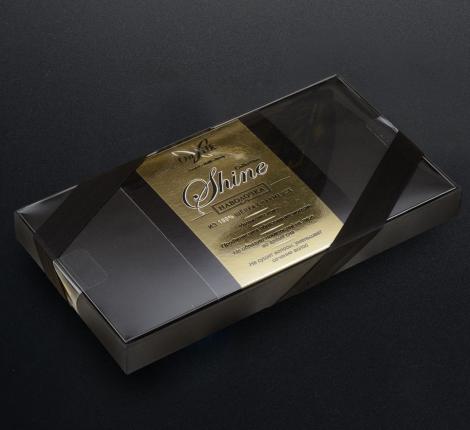 Шелковая наволочка Sharmes "Shine" 50х70, черный