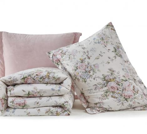 Постельное белье "Sofi de Marko" Джули №4 Велюр/Сатин, Евро