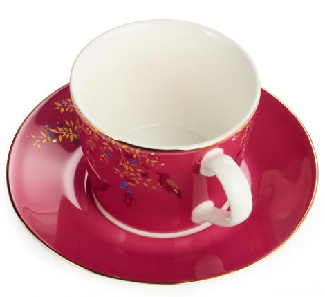 Чайная пара "GOLDEN BIRDS" 419-126, 220 мл