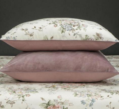 Постельное белье с одеялом "Kazanov.A." Альвина (пыльная роза) Велюр/Egypt Cotton, Семейный