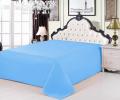 Простынь сатин голубая (PRC-14), 160x220
