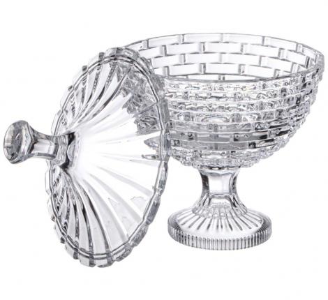 Блюдо на ножке с крышкой "SAPHIR", диаметр 17,8 см