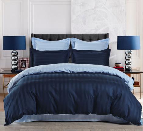 Постельное белье "Valtery" OD-61 Страйп Сатин, 2 спальный