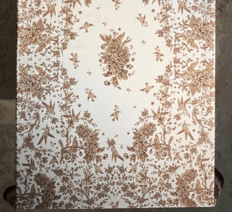 Скатерть с пропиткой SANTALINO "ROYAL GARDEN" 140х180 см, белый