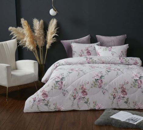 Постельное белье с одеялом "Kazanov.A." Мери (роза антика) Велюр/Egypt Cotton, Семейный