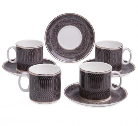 Чайный набор "INFINITY" на 4 персоны, 8 предметов (270 мл)