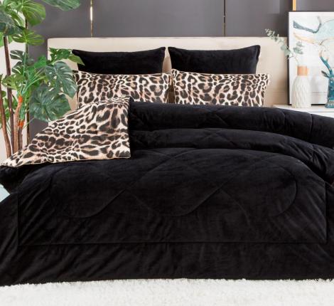 Постельное белье с одеялом "Kazanov.A." Роберто Франко (леопард) Велюр/Egypt Cotton, Семейный