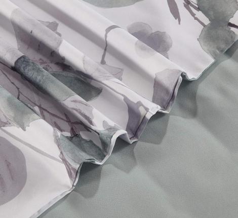 Постельное белье "Sofi de Marko" Дакота (зеленая) Модерн Сатин, Семейный