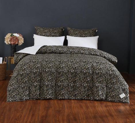 Постельное белье с одеялом "Kazanov.A." Лансер (трюфель жемчуг) Сатин, Евро