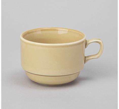 Набор чайных чашек 6 штук "TINT", 250 мл (жёлтый)