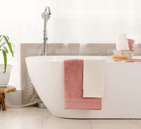 Комплект махровых полотенец "ROSE BALANCE GRASS", 40х70+70х140