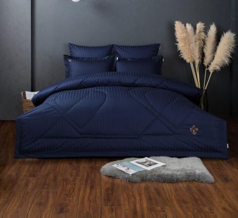 Постельное белье "Kazanov.A." Stripe Le-Man (индиго) Страйп Сатин, Евро