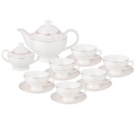 Чайный сервиз "СНЕЖНАЯ КОРОЛЕВА" 440-245 на 6 персон, 14 предметов