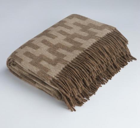 Плед INCALPACA (55% шерсть альпака, 45% шерсть мериноса) PP-70, 170x210