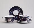 Чайный набор "КОБАЛЬТ" 86-2504-1 на 2 персоны, 4 предмета (300 мл)