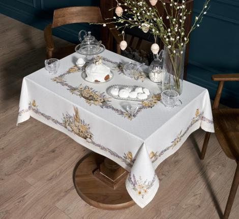 Скатерть с пропиткой "ЛАВАНДОВАЯ ВЕСНА", 110х140 см