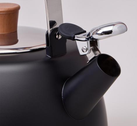 Чайник со свистком и складывающейся ручкой "AGNESS" 937-912, 3,0 л