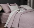 Постельное белье с одеялом "Kazanov.A." Османтус (лаванда перламутр) Муслин, Семейный