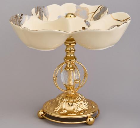 Фруктовница на ножке "Lefard" 46-1391, 25,5*25,5*19 см