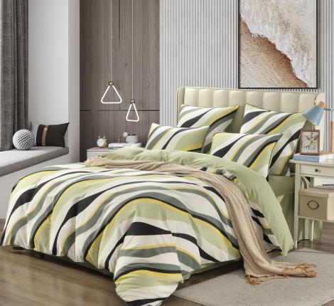 Постельное белье "Sofi de Marko" Антей (зеленый) Сатин, 1,5 спальный