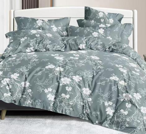 Постельное бельё "Cleo" Art Color 20/164-AC Полисатин, 2 спальный