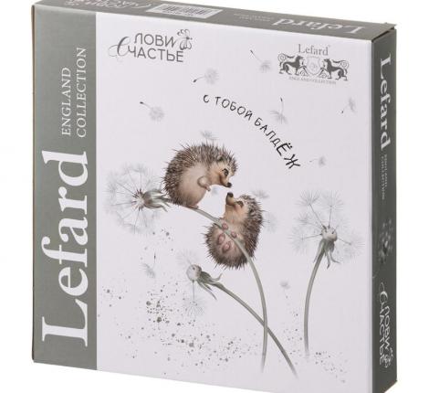 Набор закусочных тарелок 2 шт. "ЛОВИ СЧАСТЬЕ" 581-009, диаметр 20,5 см