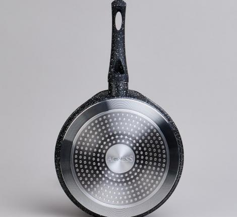 Сковорода блинная AGNESS "BLACK MARBLE", диаметр 22 см