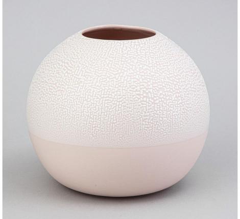 Ваза "ЖЕМЧУЖИНА" 18*18*16 см (пудровый)