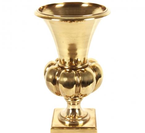 Ваза "G&C" (цвет золото) металл, высота 38 см