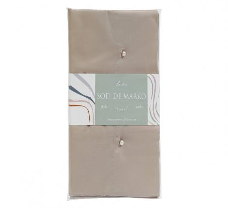 Наволочка "Sofi de Marko" Premium Mako (бежевый), 70х70