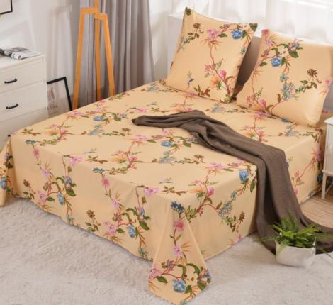 PCT-R-304 Простынь сатин на резинке печатная, 90x200