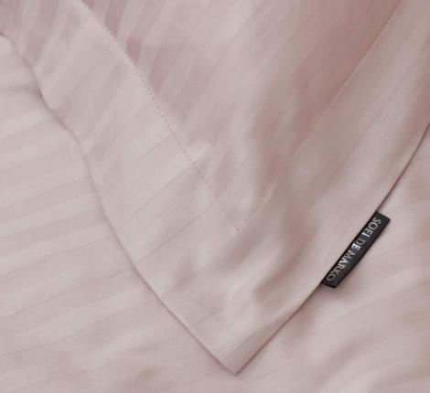 Постельное белье "Sofi de Marko" Моне (пепел роза) Страйп Сатин, 1,5 спальный