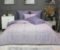 Постельное белье с одеялом "Kazanov.A." Шеффилд (пыльная орхидея латте) Сатин, Евро