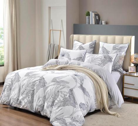 Постельное белье "Sofi de Marko" Агнес (серая) Сатин, 1,5 спальный