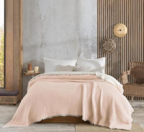 Покрывало "METEOR" MUSLIN SOFT, 230х240 (персиковый)