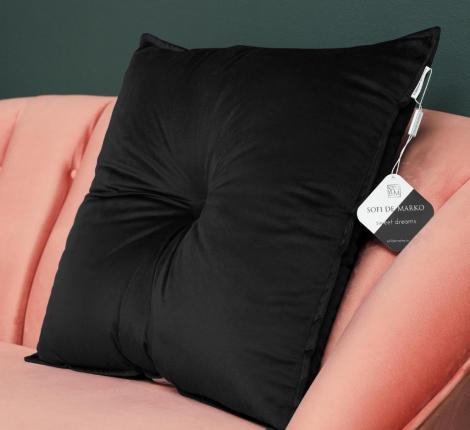 Подушка декоративная "Sofi de Marko" Вивиан (черная), 55х55