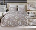 Постельное бельё с одеялом "Kazanov.A." Саманта (капучино) Сатин, Евро