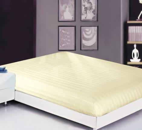 Простынь страйп-сатин на резинке (PRST-R-31), 200х200