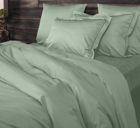 Постельное белье Primavelle Luxe-сатин "BARATTO" светлая олива, Евро (простыня на резинке)