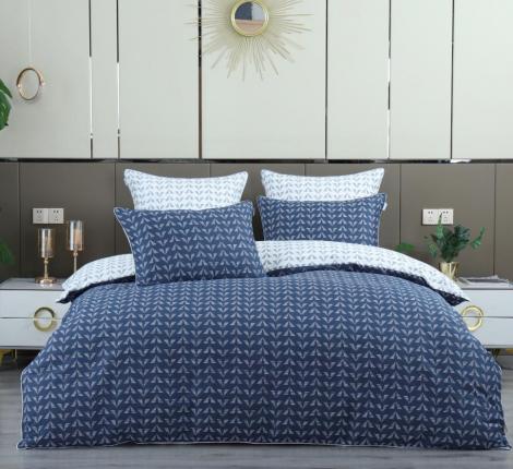 Постельное белье "Kazanov.A." Мерлин (индиго жемчуг) Сатин, Евро