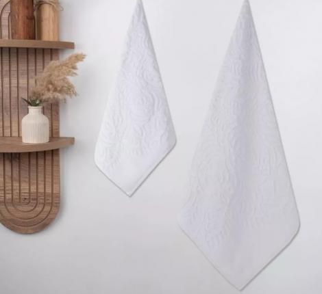 Полотенце Arya 50x90 Tropical, Белый