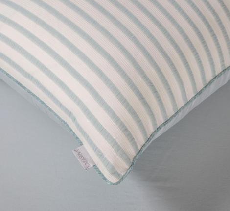 Постельное белье с одеялом "Kazanov.A." Stripe Muslin (голубое серебро), 1,5 спальный