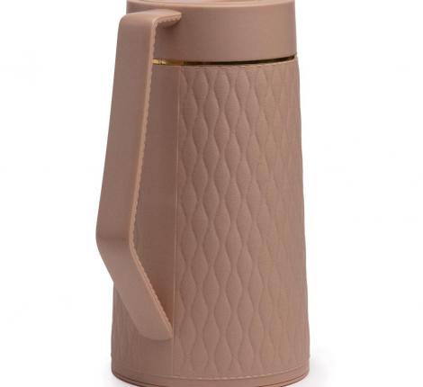 Термос "AGNESS" 734-102-1, 1000 мл (кофейный)