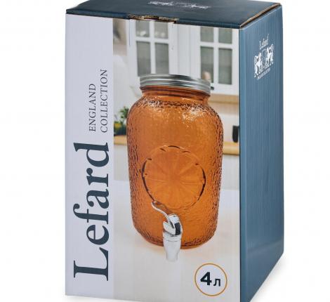 Диспенсер для напитков "ORANGE", 4 л