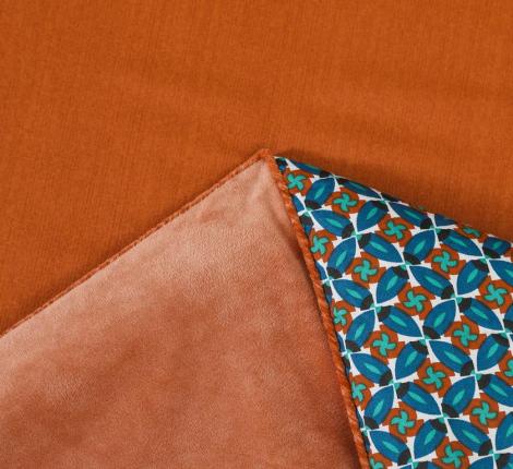 Постельное белье с одеялом "Sofi de Marko" Роберто №8 Велюр/Сатин, Семейный