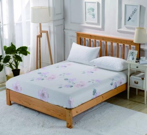 PCT-R-243 Простынь сатин на резинке печатная, 90x200