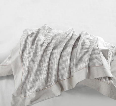 Постельное белье "Asabella" 2294-6 Фланель, Евро
